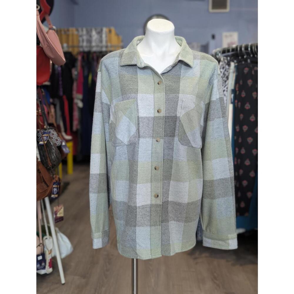 Tobey Shacket Plaid Pattern